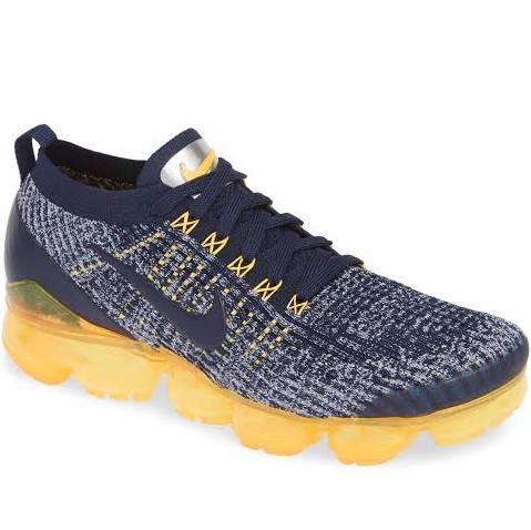 Nike Air VaporMax Flyknit 3 College Navy Orange