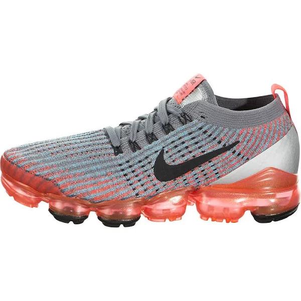 Nike Air VaporMax Flyknit 3 Flash Crimson/Cool Grey-Blue Fury-Black AJ6910-601 Women's
