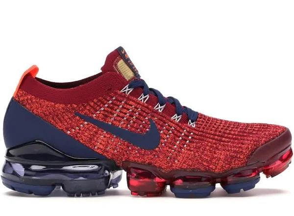 Nike Air VaporMax Flyknit 3 Noble Red Blue Void