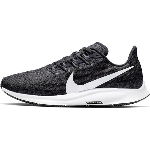 Nike Air Zoom Pegasus 36 Women's Running Shoes Black/White/Thunder : 11.5 D - Wide