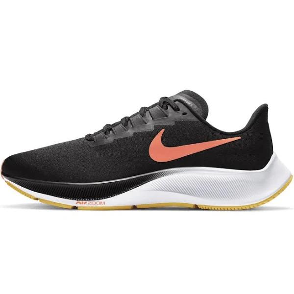 Nike Air Zoom Pegasus 37 'Black Bright Mango' Sneakers | Men's Size 9