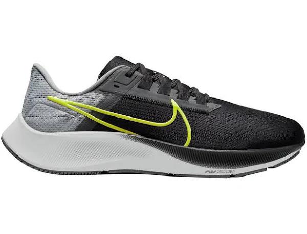 Nike Air Zoom Pegasus 38 Black Smoke Grey Volt