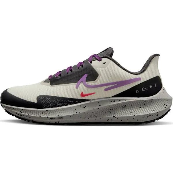 Nike Air Zoom Pegasus 39 Shield Women's Shoes Light Bone/Vivid Purple / 7.5