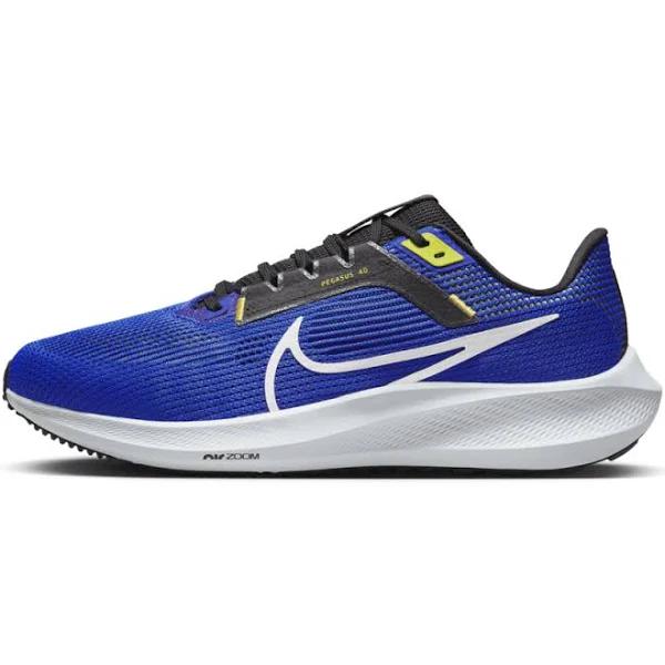 Nike Air Zoom Pegasus 40 Running Shoe Blue/ White/ Black/ Sundial