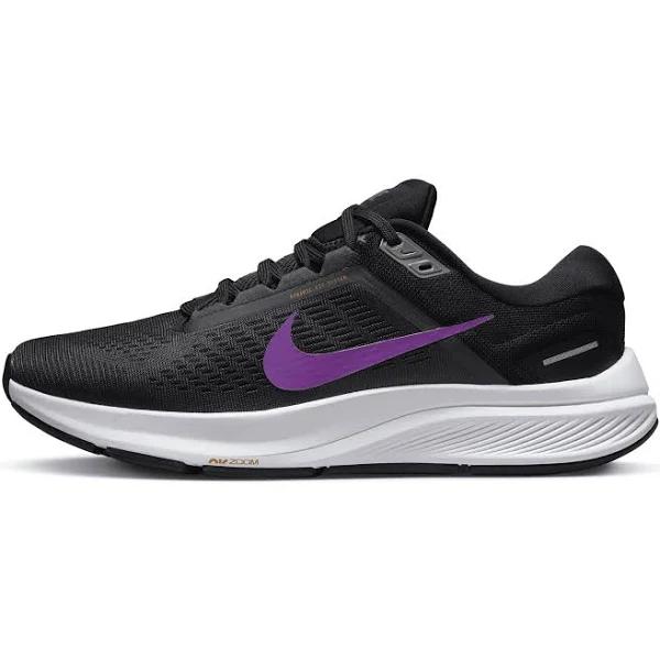 Nike Air Zoom Structure 24 Mens, 9.5 / Anthracite/Vivid Purple-Black 007