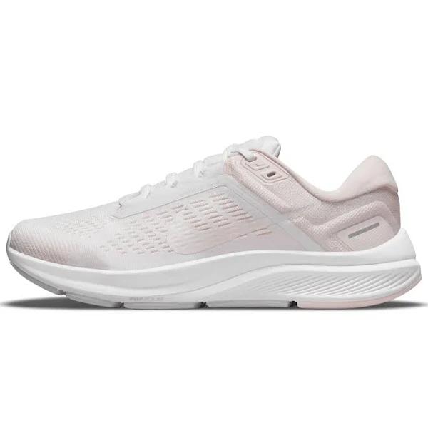 Nike Air Zoom Structure 24 Womens Running Shoes White/Green US 8.5