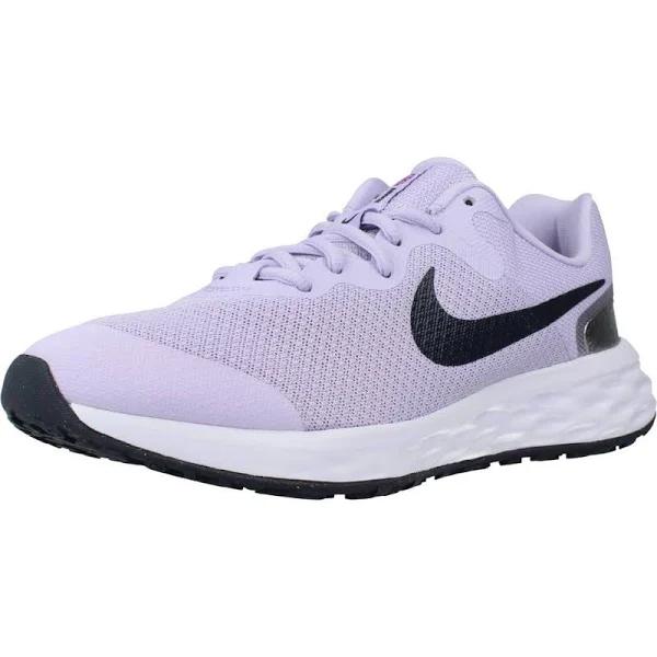 Nike Big Kids' Revolution 6 Running Shoes in Purple/Violet Frost Size 6.5