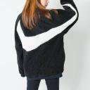 Nike Big Swoosh Reversible Boa Jacket (Asia Sizing) Black White