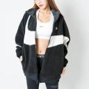 Nike Big Swoosh Reversible Boa Jacket (Asia Sizing) Black White