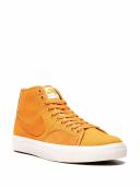 Nike Blazer Court Mid Premium SB Light Curry Shoes - Size 6.5 - Light curry/sail