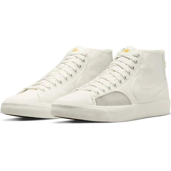 Nike Blazer Court Mid Premium SB 'Sail' Sneakers | White | Men's Size 5