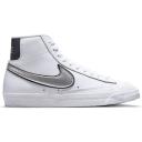 Nike Blazer Mid 77 Essential White Metallic Silver (Women's)