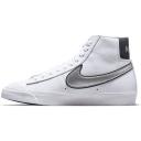 Nike Blazer Mid 77 Essential White Metallic Silver (Women's)