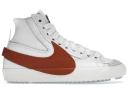 Nike Blazer Mid '77 Pro Club Sneakers in White and Red