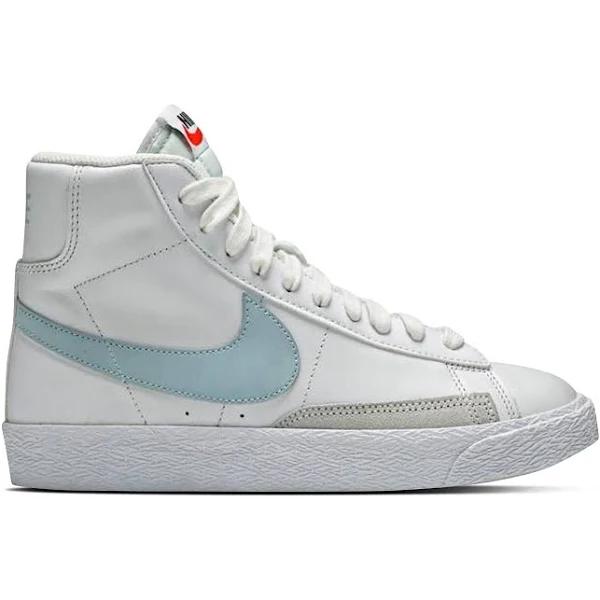 Nike Blazer Mid White Celestine Blue GS | Size 3