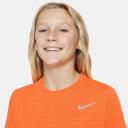 Nike Boys Dri-FIT Miler Tee, XS / Orange