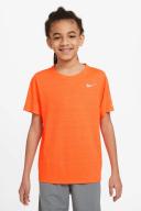 Nike Boys Dri-FIT Miler Tee, XS / Orange