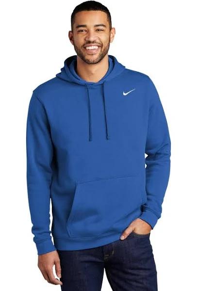 Nike Club Fleece Pullover Hoodie - Royal (L)