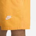 Nike Club Men's Woven Washed Flow Shorts - Yellow - 50% Organic Cotton
