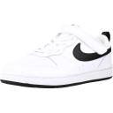 Nike Court Borough Low 2 White Black (PS)
