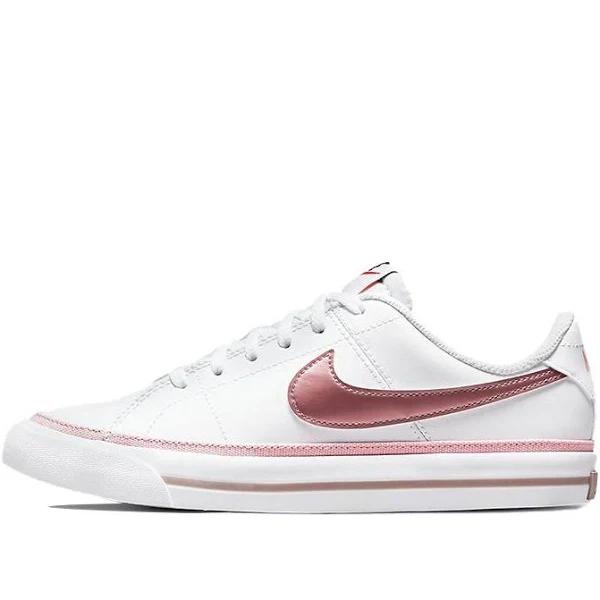 Nike Court Legacy GS 'White Pink Glaze' Sneakers | Kid's Size 6.5
