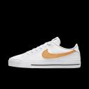 Nike Court Legacy Shoes - Size 9.5 - 109 White/Light Curry/Black Gum