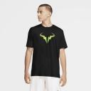 Nike Court Rafa Tee - Black/Volt, M