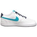 Nike Court Vision Lo NBA White/Turquoise Blue-Blue Void DM1187-100 Men's