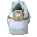 Nike Court Vision Low Next Nature Womens Casual Shoes White/Gold US 10