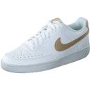 Nike Court Vision Low Next Nature Womens Casual Shoes White/Gold US 10