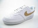 Nike Court Vision Low Next Nature Womens Casual Shoes White/Gold US 11