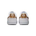 Nike Court Vision Low Next Nature Womens Casual Shoes White/Gold US 11