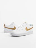 Nike Court Vision Low Next Nature Womens Casual Shoes White/Gold US 6