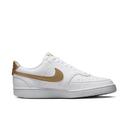 Nike Court Vision Low Next Nature Womens Casual Shoes White/Gold US 6