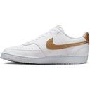Nike Court Vision Low Next Nature Womens Casual Shoes White/Gold US 6