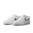 Nike Court Vision Low Next Nature Womens Casual Shoes White/Gold US 8