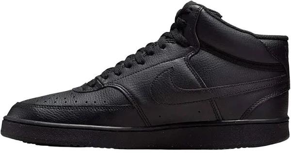 Nike Court Vision Mid Next Nature Black Men's Shoes, Size: 8.5