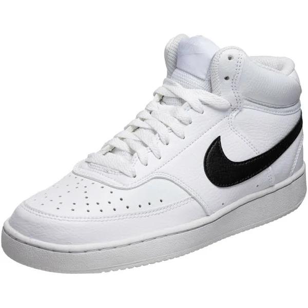 Nike Court Vision Mid Next Nature Men's Casual Shoes - White/black-white - 15 | INTERSPORT