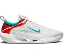 Nike Court Zoom NXT HC White Light Silver Habanero Red Washed Teal (Women's)