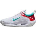 Nike Court Zoom NXT HC White Light Silver Habanero Red Washed Teal (Women's)