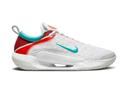 Nike Court Zoom NXT HC White Light Silver Habanero Red Washed Teal (Women's)