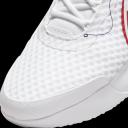 Nike Court Zoom Pro Tennis Shoes - White/Washed Teal/Habanero Red 10