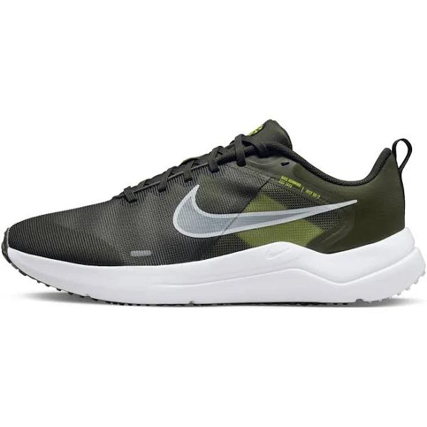 Nike Downshifter 12 Shoes - Size 10.5 - 300 Cargo Khaki/Glacier blue/sequo