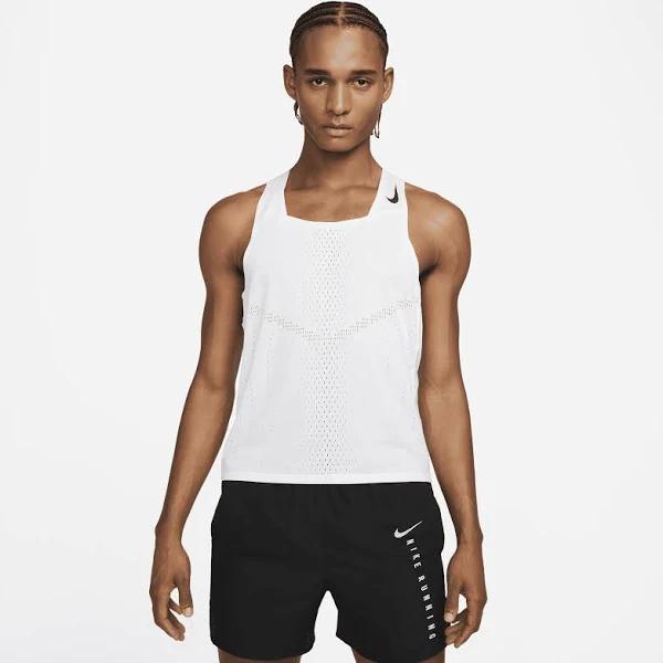 Nike Dri-FIT Advanced Aeroswift Racing Tank White