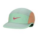 Nike Dri Fit Fly Unisex Cap - S/M / Mineral/Emerald Rise/Ember Glow