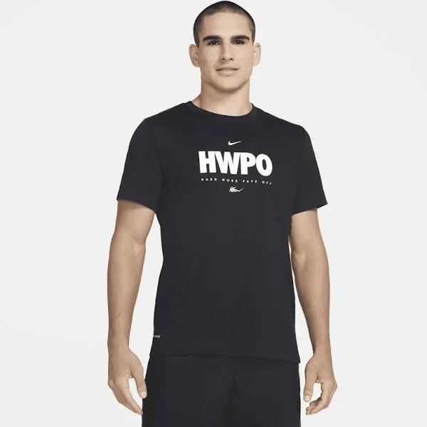 Nike Dri-FIT 'HWPO' Men's Training T-Shirt - Black