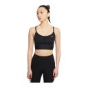 Nike Dri Fit Indy Light Support Padded Longline Sports Bra Black S Woman
