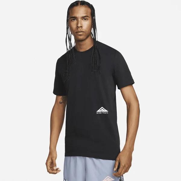 Nike Dri-FIT Men's Trail Running T-Shirt - Black