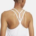 Nike Dri-FIT One Elastika Women's Standard Fit Tank - 50% Recycled Polyester - White