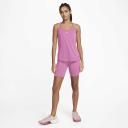 Nike Dri-FIT One Elastika Women's Standard Fit Tank - Pink - 50% Recycled Polyester